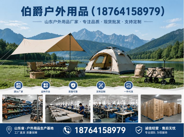 钢城区山东户外用品厂家展示图